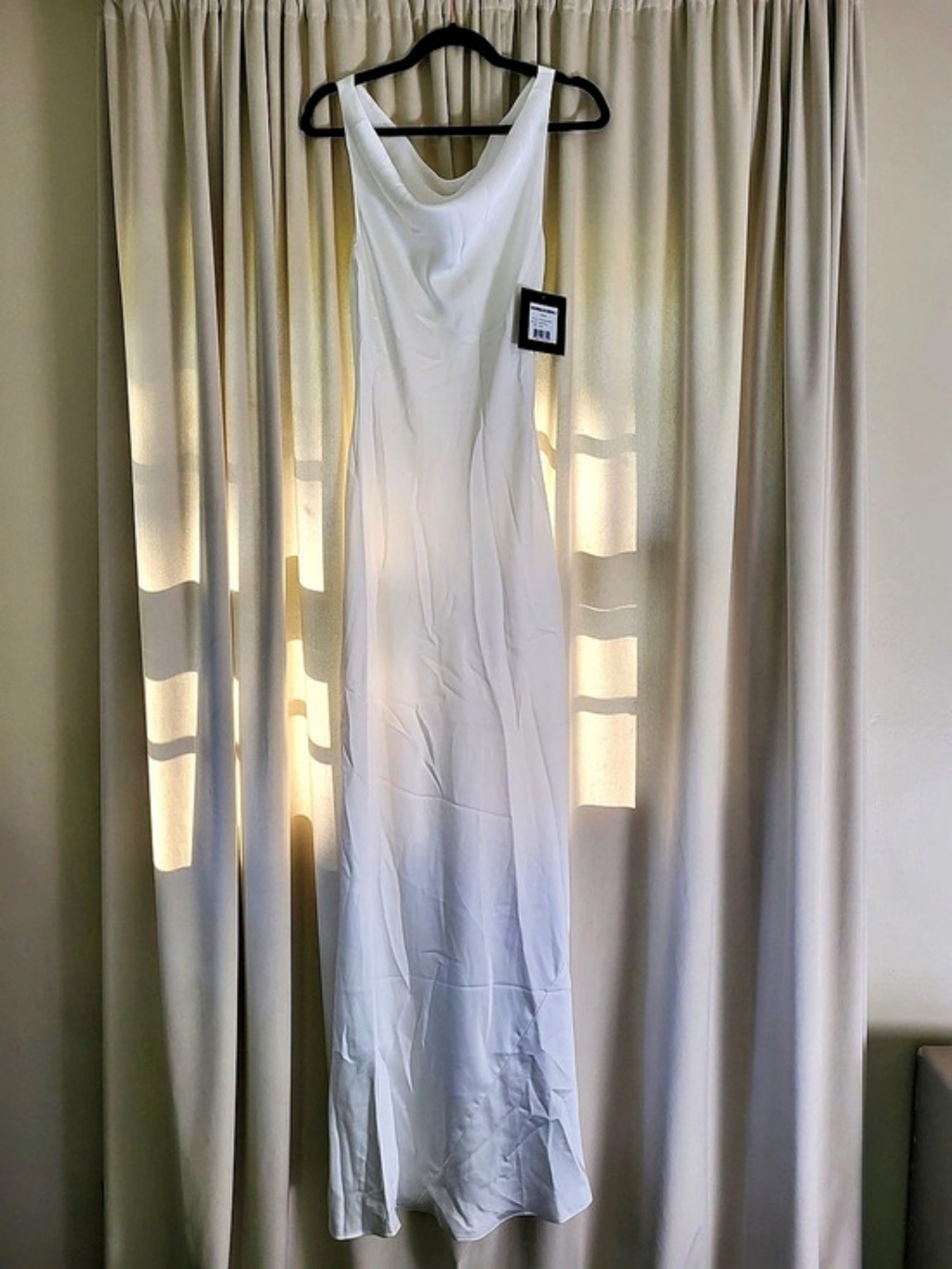 Norma Kamali Marissa White Maxi Dress Size XS/34 NWT